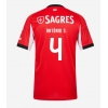 Benfica Antonio Silva #4 Hemmatröja 2025-26 Kortärmad Benfica Antonio Silva #4 Hemmatröja 2025-26 Kortärmad